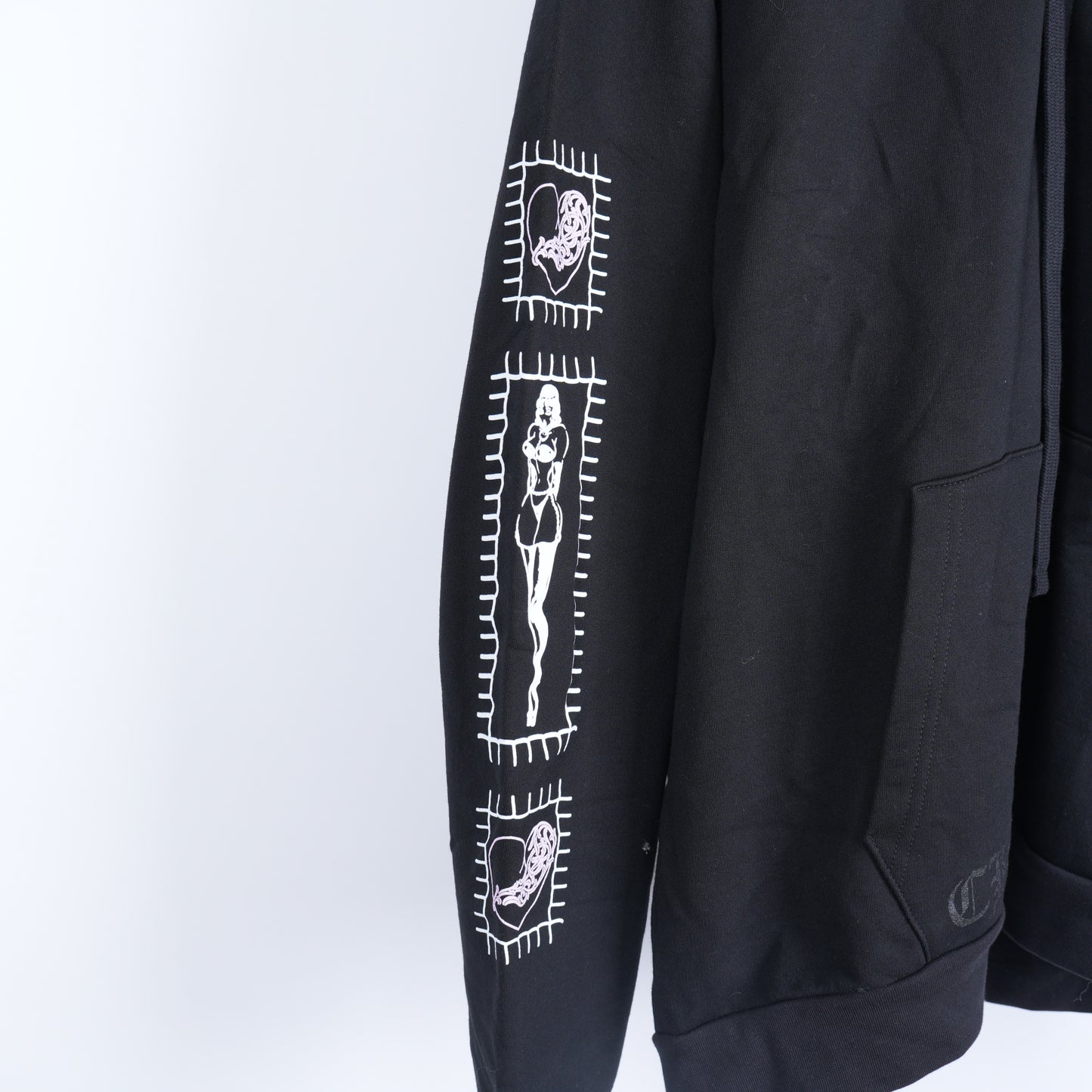 CHROME HEARTS DEADLY DOLL ZIP UP HOODIE
