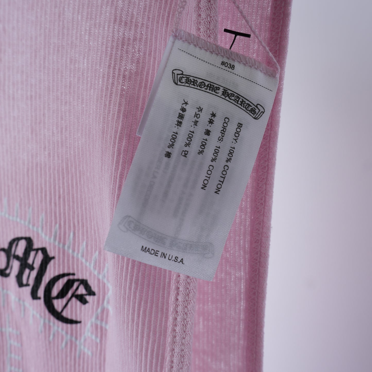 CHROME HEARTS PINK DEADLY DOLL TANK-TOP DRESS