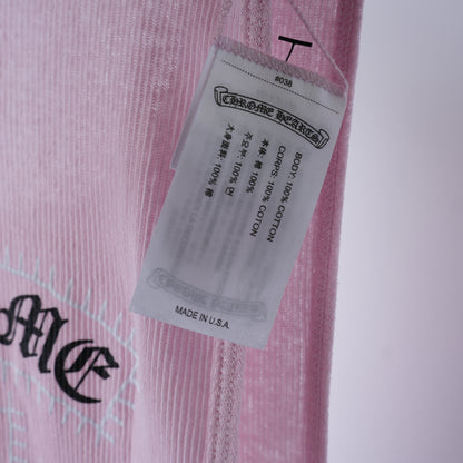 CHROME HEARTS PINK DEADLY DOLL TANK-TOP DRESS