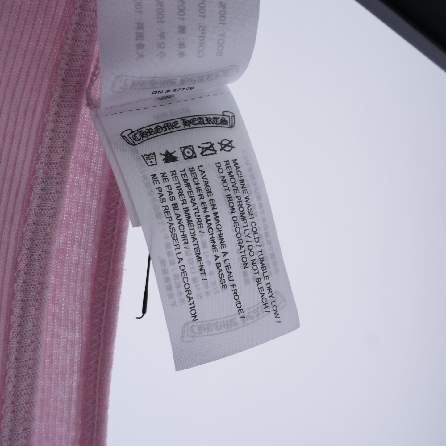 CHROME HEARTS PINK DEADLY DOLL TANK-TOP DRESS