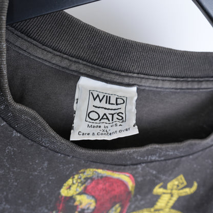 VINTAGE SLAYER SKULL CROSS TEE