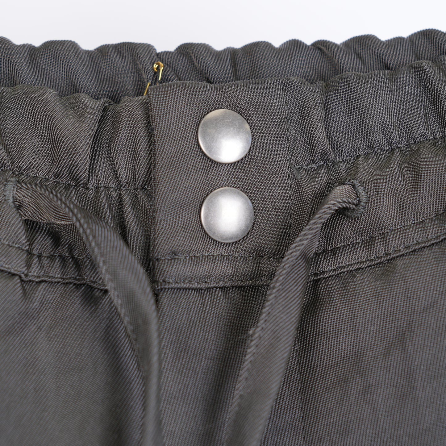Dries Van Noten Grey Nylon Trousers