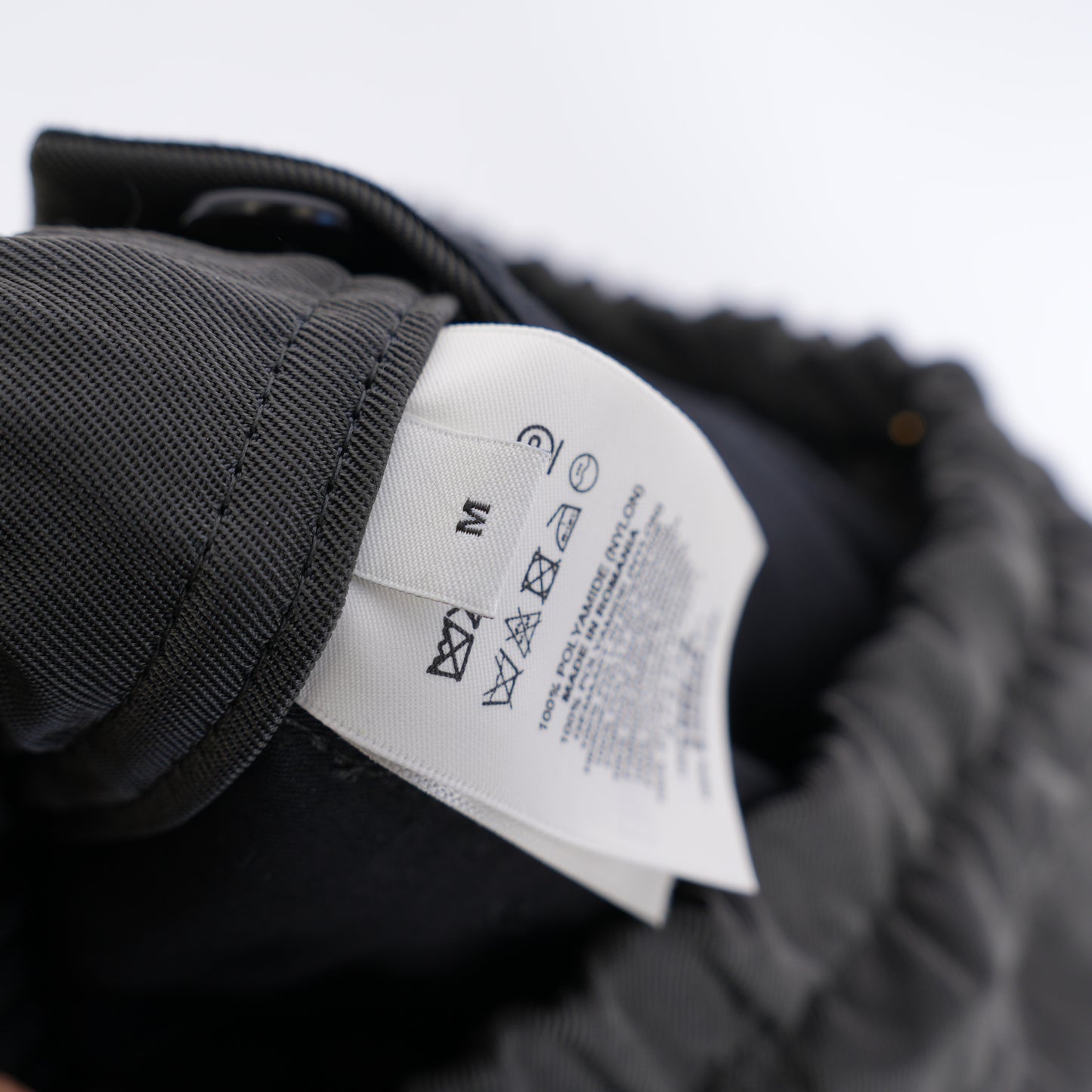 Dries Van Noten Grey Nylon Trousers