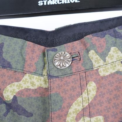 CHROME HEARTS CAMOUFLAGE MONOGRAM DOUBLE KNEE PANTS