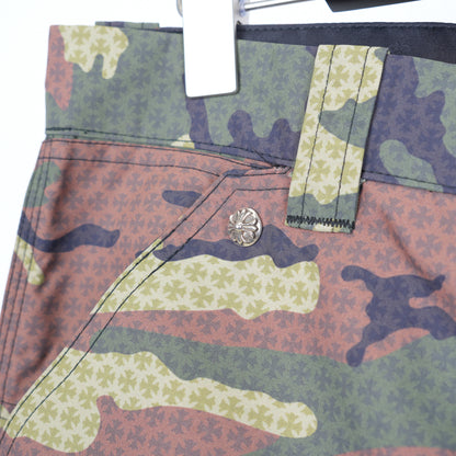 CHROME HEARTS CAMOUFLAGE MONOGRAM DOUBLE KNEE PANTS