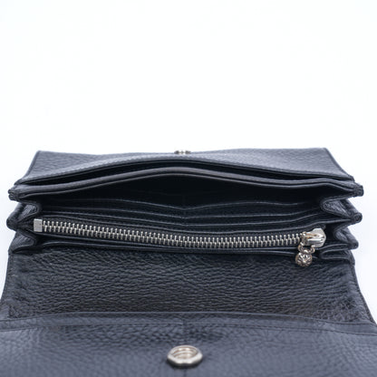 CHROME HEARTS LEATHER WALLET