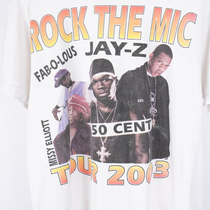 VINTAGE Rock The Mic Tour Rap Tee
