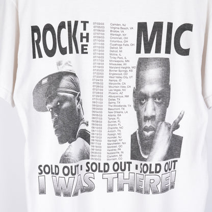 VINTAGE Rock The Mic Tour Rap Tee