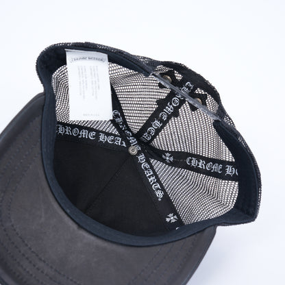 CHROME HEARTS BLACK ON BLACK CEMETERY CROSS HAT