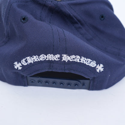CHROME HEARTS NAVY LOGO HAT