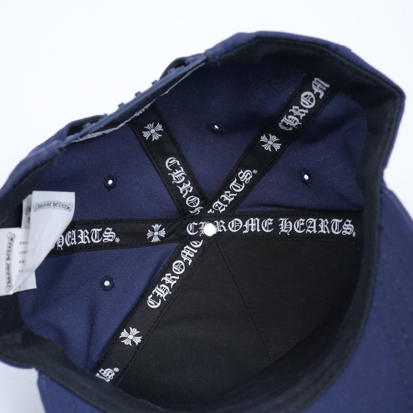 CHROME HEARTS NAVY LOGO HAT