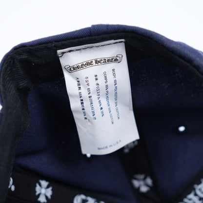 CHROME HEARTS NAVY LOGO HAT
