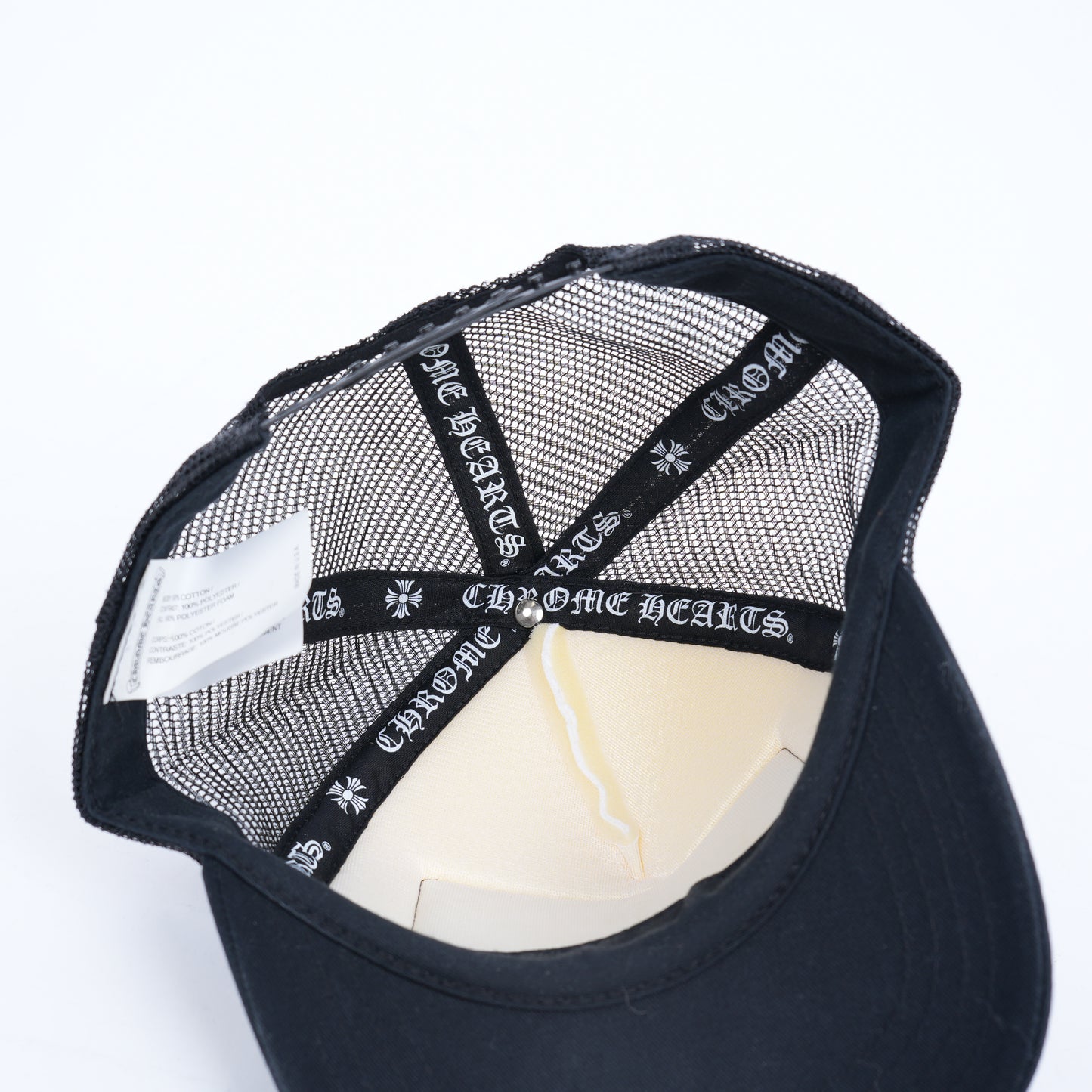 CHROME HEARTS WHITE TRUCKER HAT
