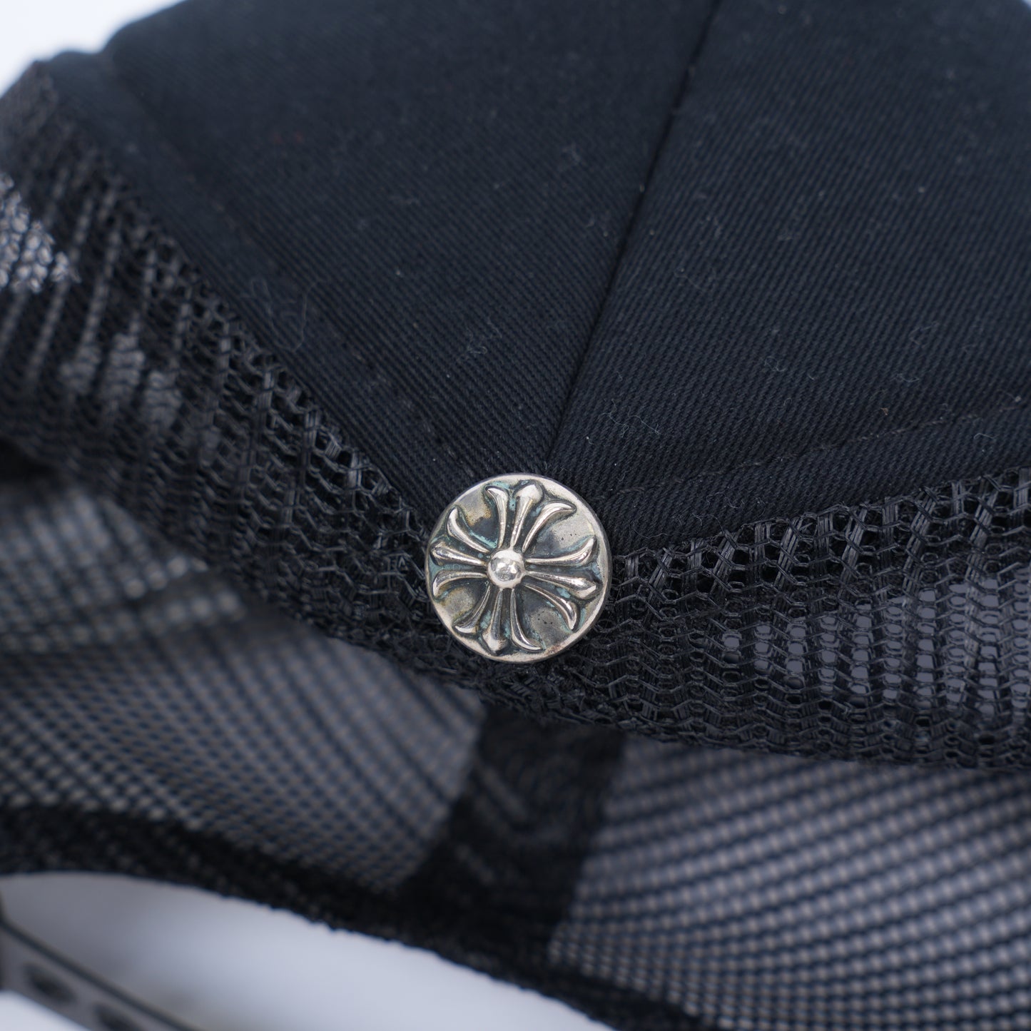 CHROME HEARTS BLACK NYC TRUCKER HAT