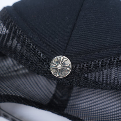 CHROME HEARTS BLACK NYC TRUCKER HAT