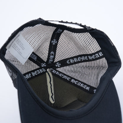 CHROME HEARTS BLACK NYC TRUCKER HAT