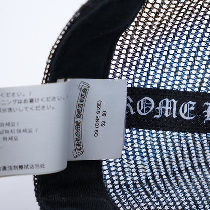 CHROME HEARTS BLACK NYC TRUCKER HAT