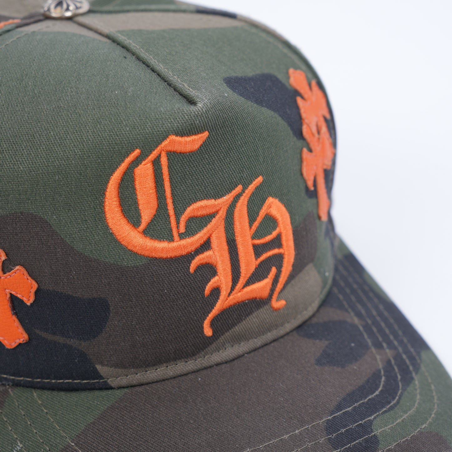 CHROME HEARTS CAMO PATCH HAT