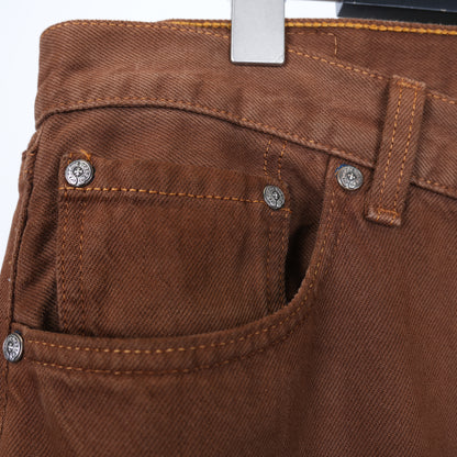 BROWN NYFW LEVI JEANS