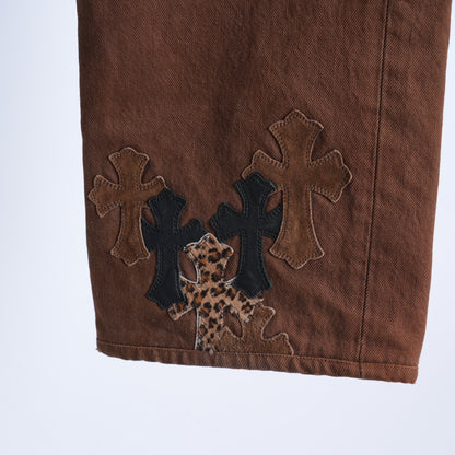 BROWN NYFW LEVI JEANS