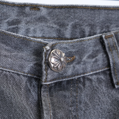 CHROME HEARTS ST BARTH EXCLUSIVE PURPLE CROSS PATCH 501 LEVI