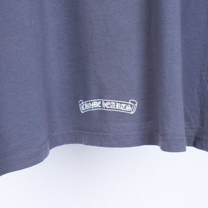 CHROME HEARTS GREY T-BAR POLO SHIRT