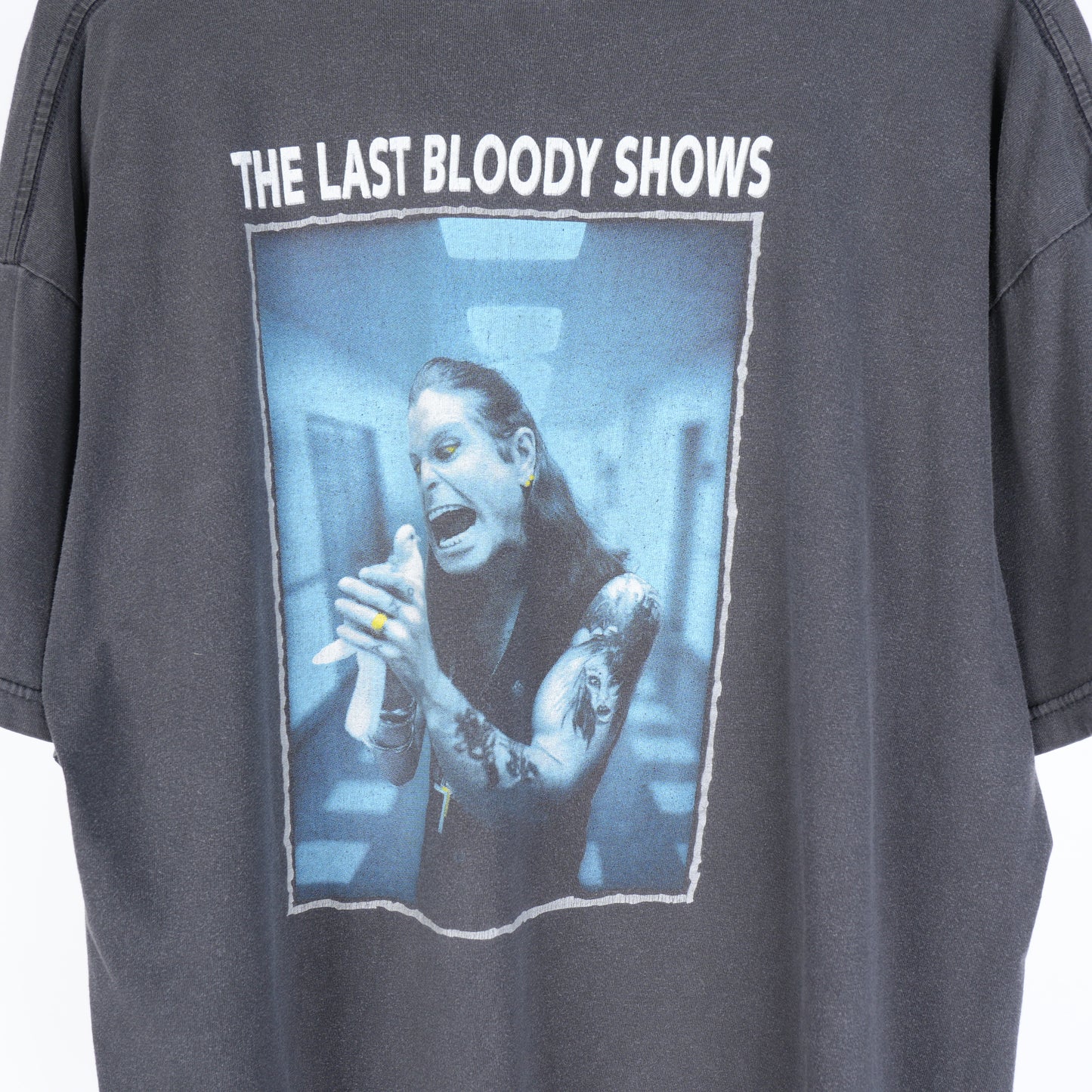 VINTAGE OZZY OZBOURNE 'LAST BLOODY SHOW' TOUR YELLOW EYE TEE