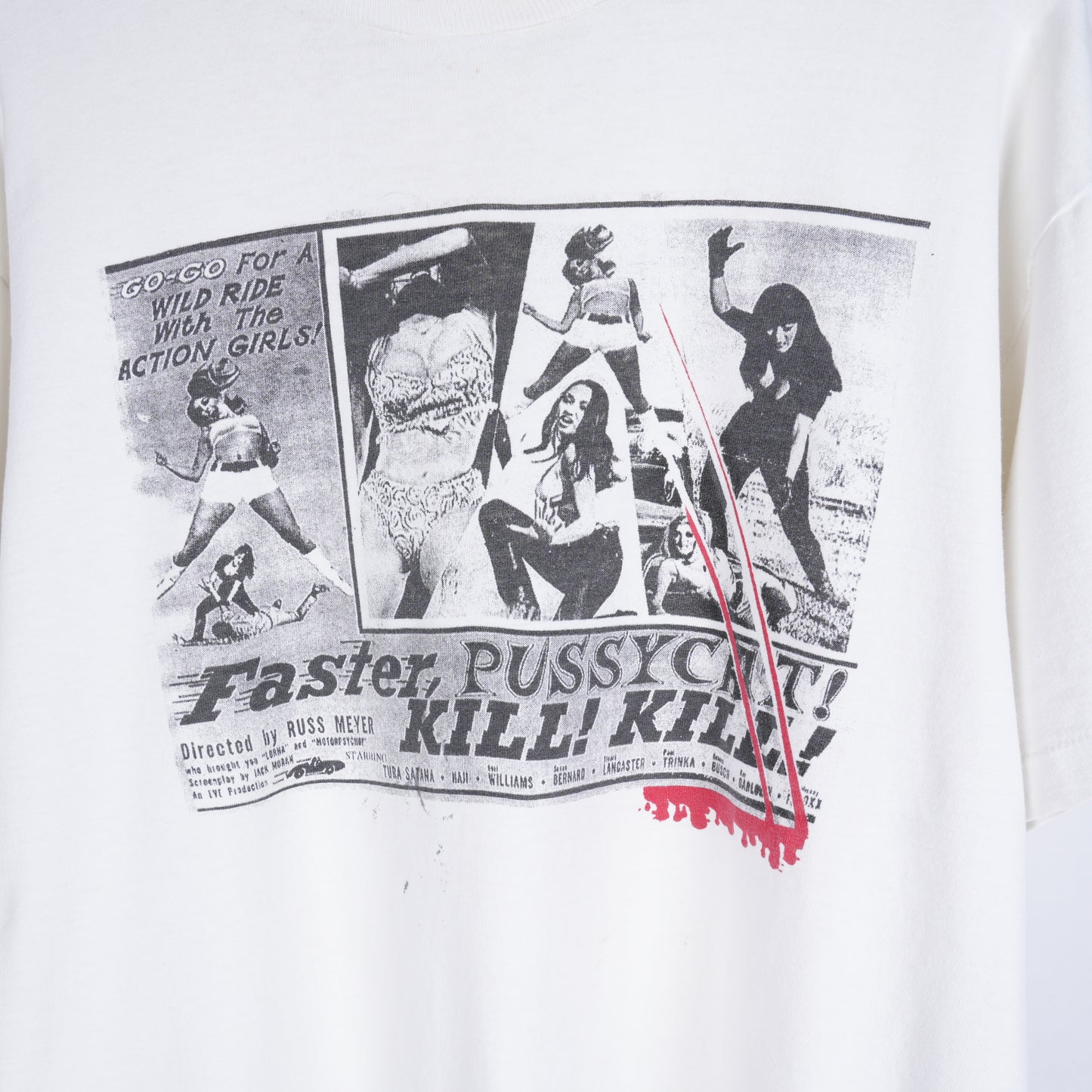 VINTAGE SEXPLOITATION 'FASTER PUSSY CAT' 1965 TEE