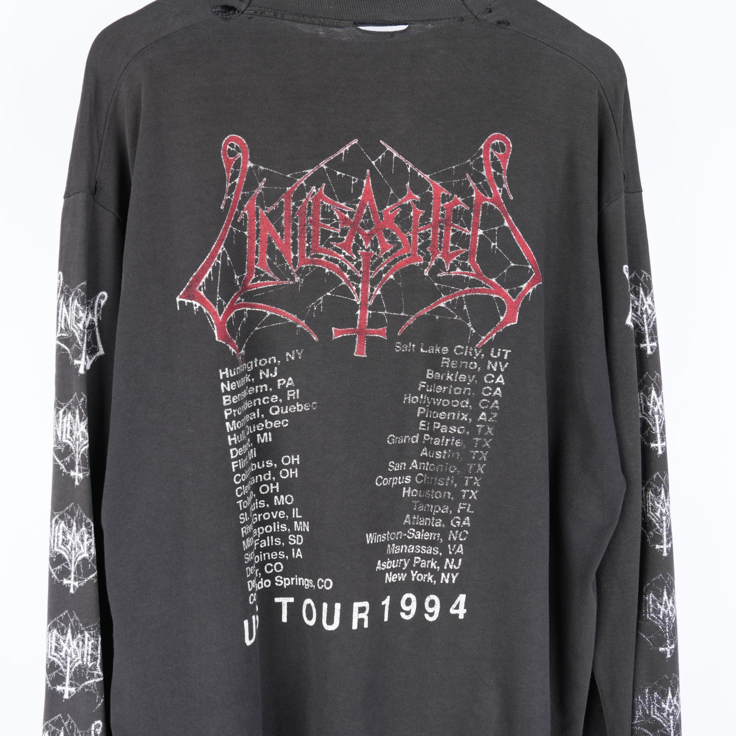 VINTAGE UNLEASHED TOUR 1994 LONG SLEEVE TEE