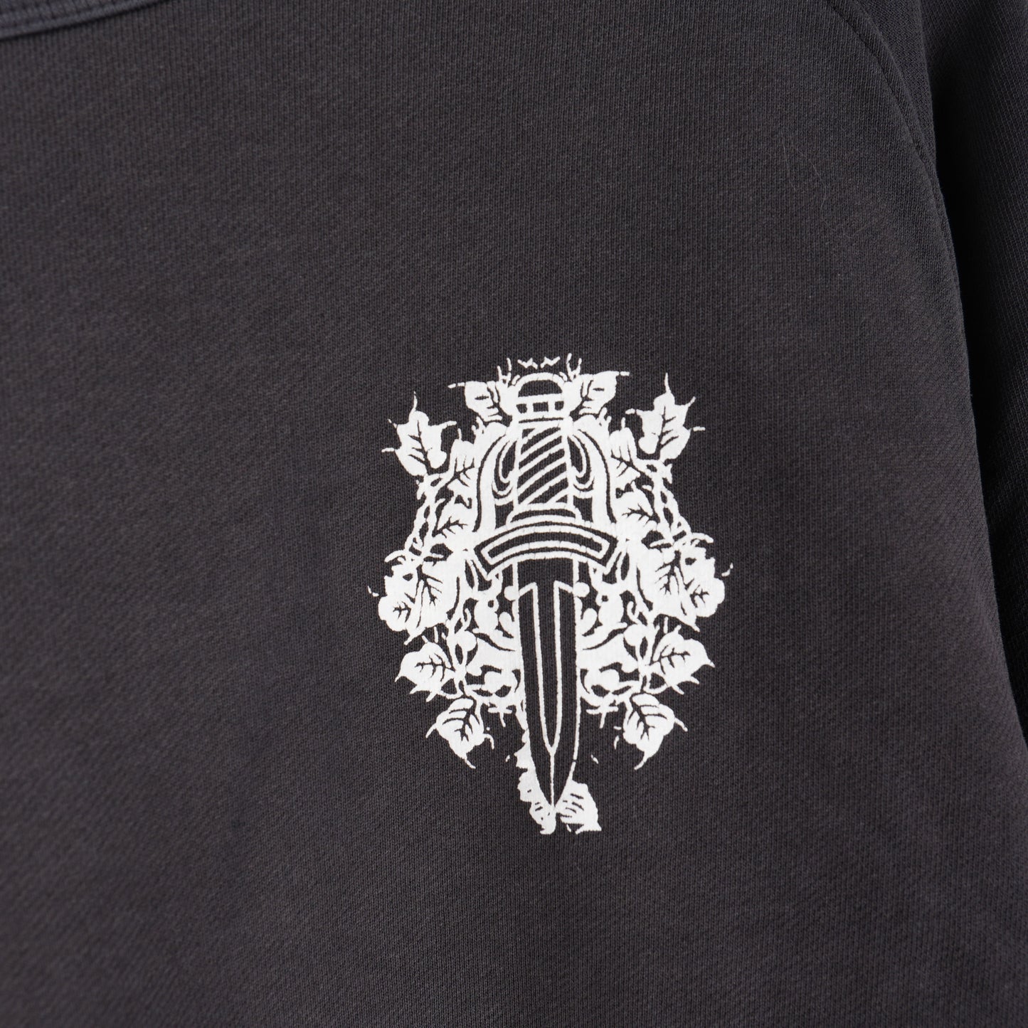 CHROME HEARTS VINTAGE DAGGER FLORAL CREWNECK