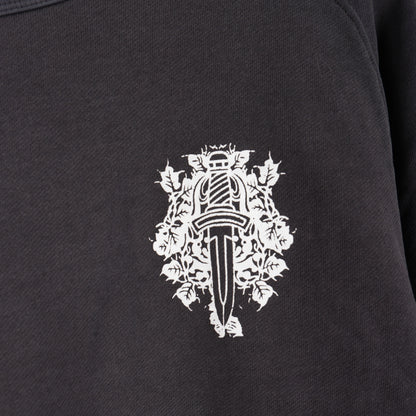 CHROME HEARTS VINTAGE DAGGER FLORAL CREWNECK