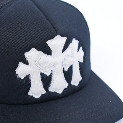 CHROME HEARTS PONY HAIR ONLINE EXCLUSIVE TRUCKER HAT