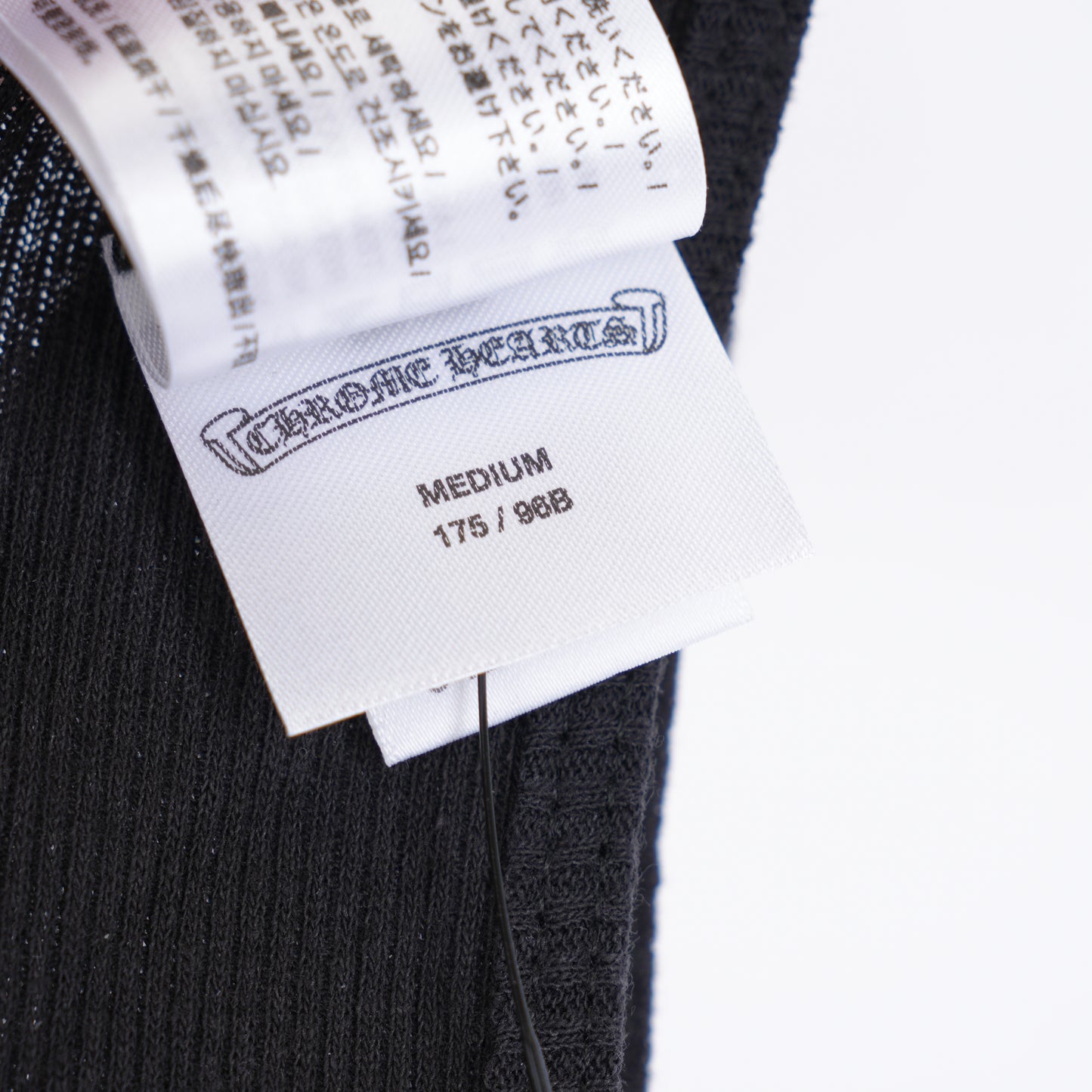 CHROME HEARTS BLACK CANNES LOVE YOU TANK TOP