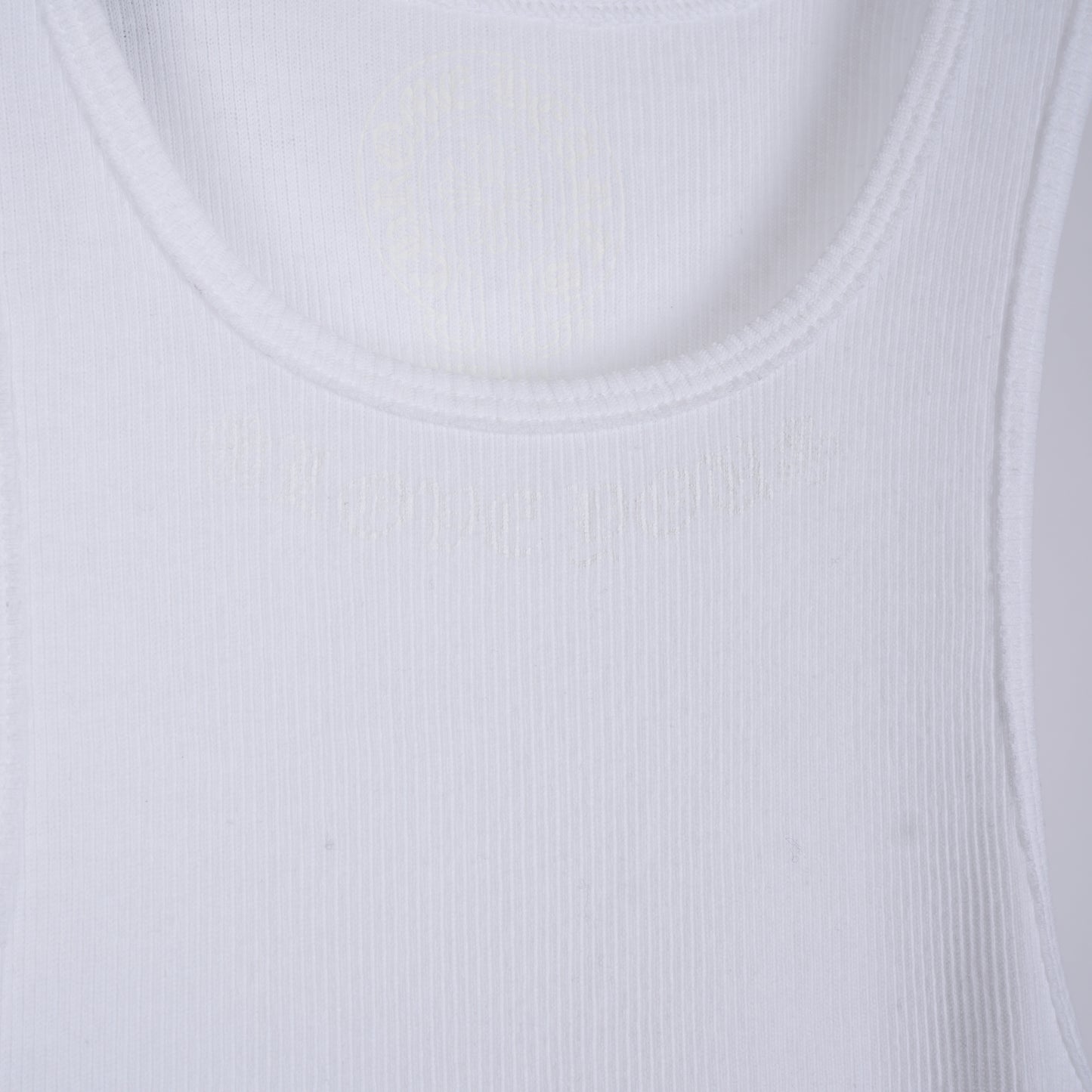 CHROME HEARTS WHITE CANNES LOVE YOU TANK TOP