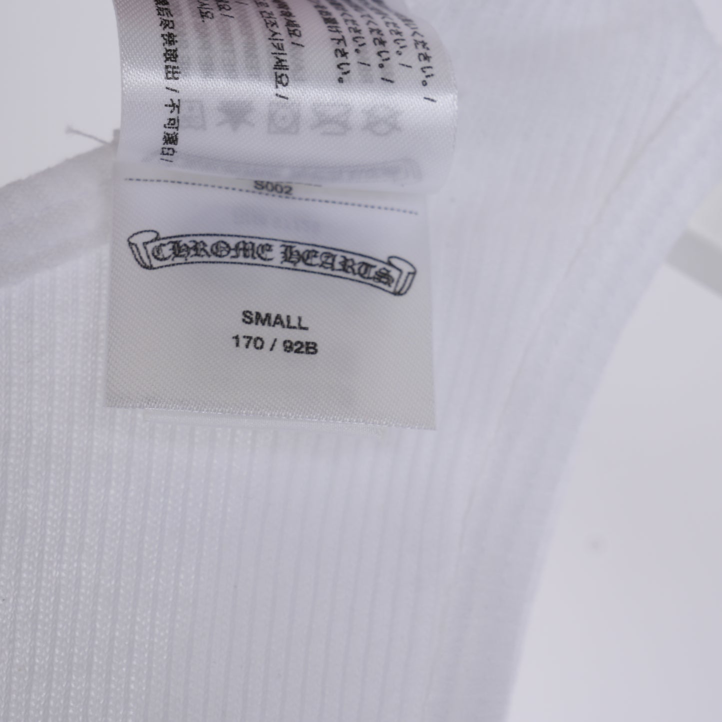 CHROME HEARTS WHITE CANNES LOVE YOU TANK TOP