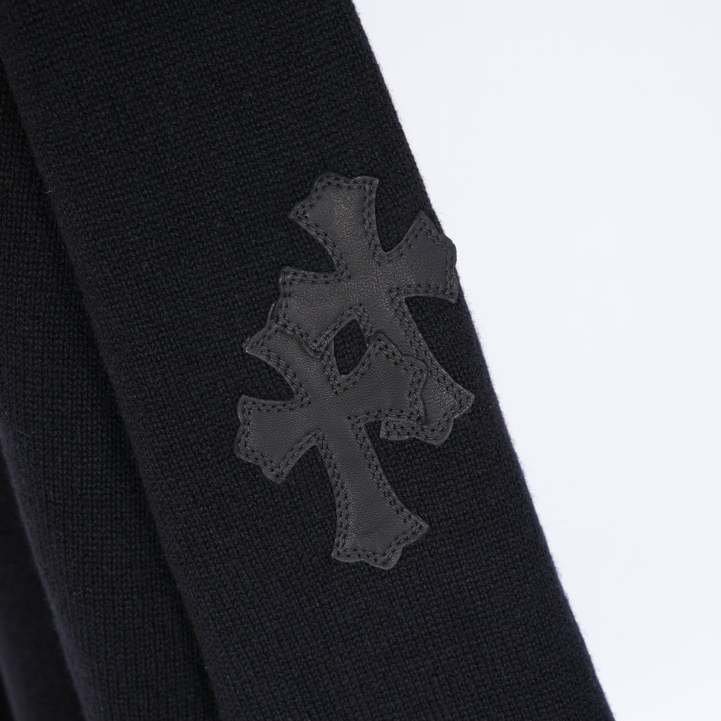 Chrome Hearts Cross Patch Cashmere Pullover Hoodie