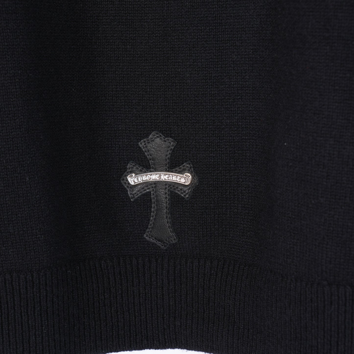 Chrome Hearts Cross Patch Cashmere Pullover Hoodie