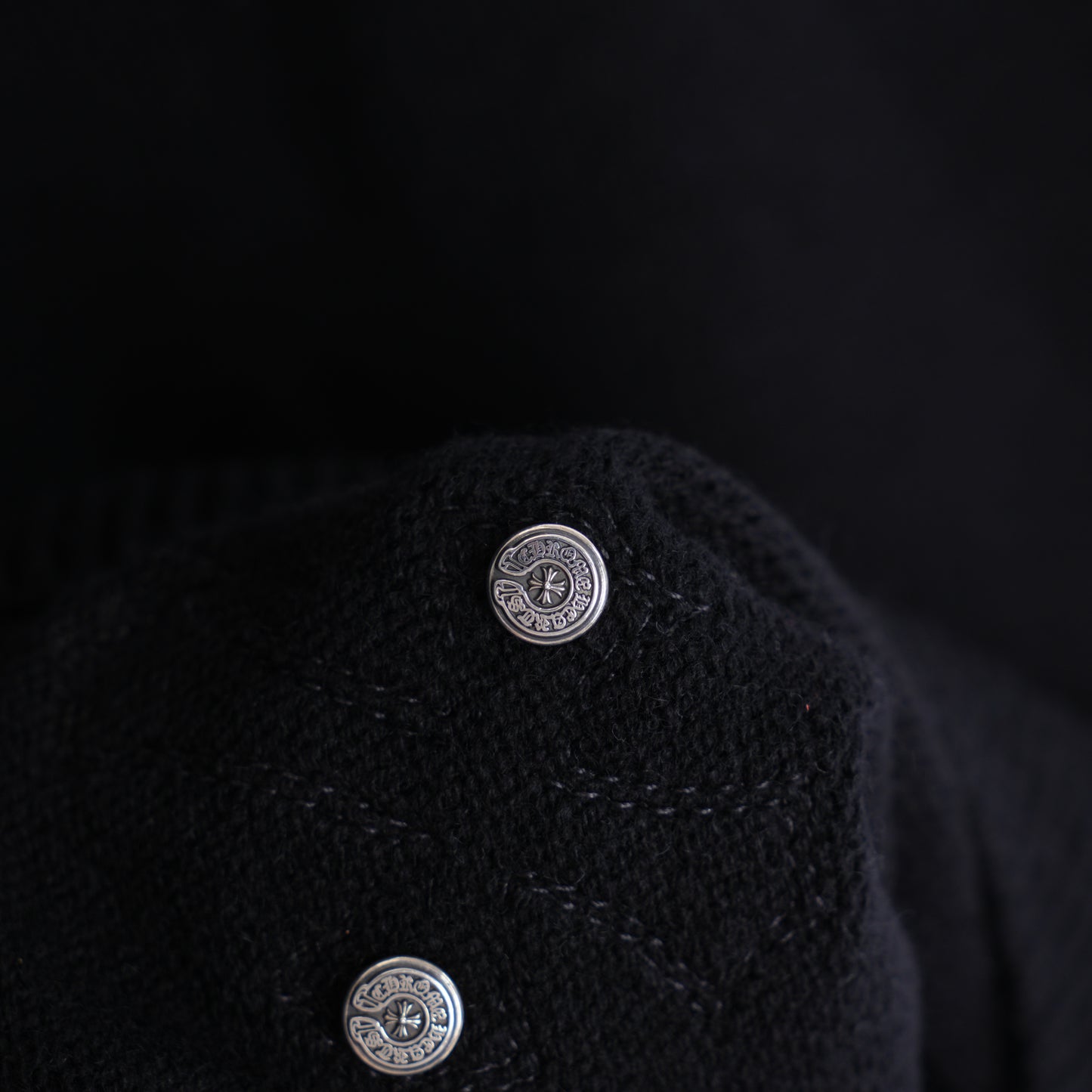 Chrome Hearts Cross Patch Cashmere Pullover Hoodie
