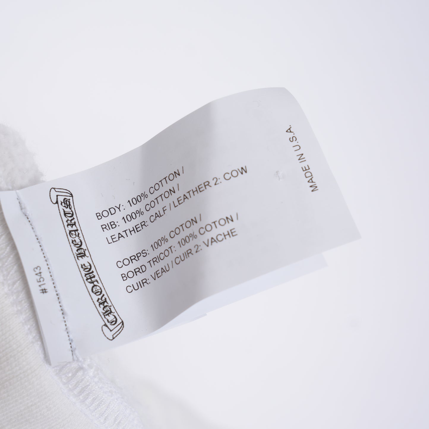 CHROME HEARTS CHEETAH PATENT WHITE PATCH SWEATPANTS