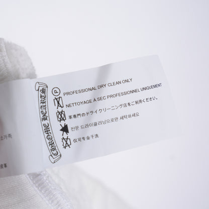 CHROME HEARTS CHEETAH PATENT WHITE PATCH SWEATPANTS