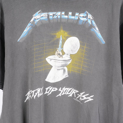 Vintage FADED REPAIRED METALLICA 'METAL UP YOUR ASS' TEE