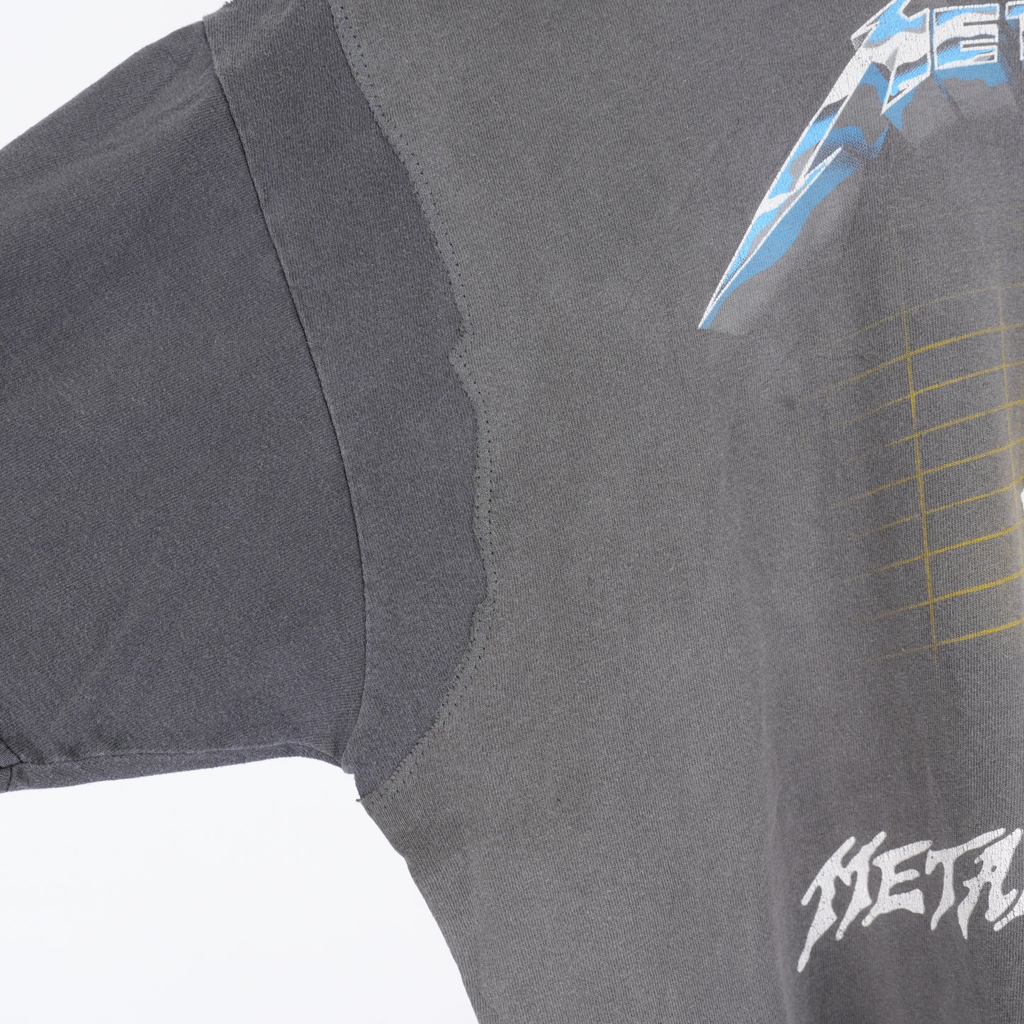 Vintage FADED REPAIRED METALLICA 'METAL UP YOUR ASS' TEE