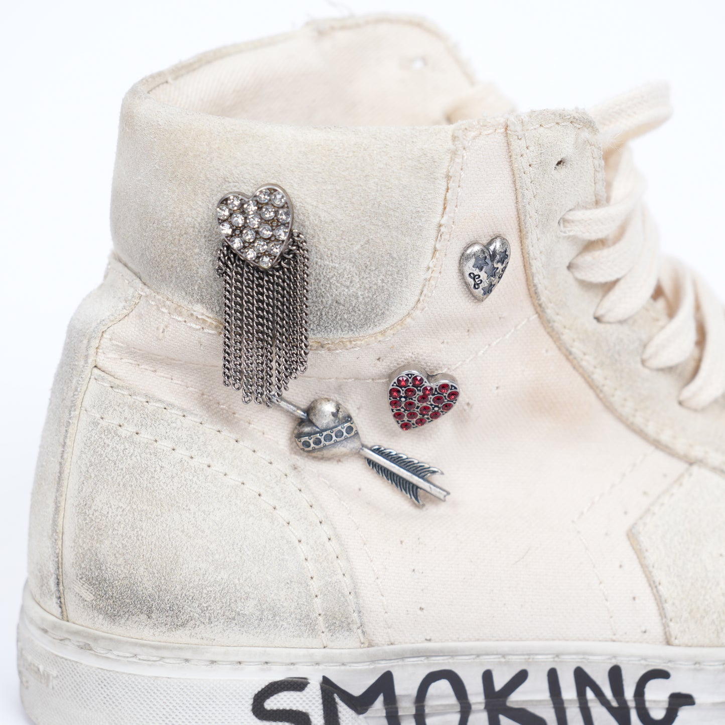 SAINT LAURENT "SMOKING FOREVER" SNEAKERS