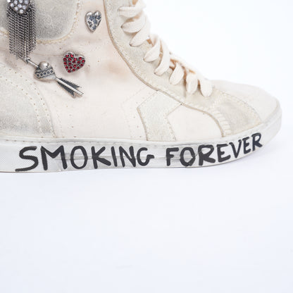 SAINT LAURENT "SMOKING FOREVER" SNEAKERS