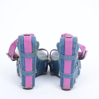 DOLCE & GABBANA WEDGE SANDALS