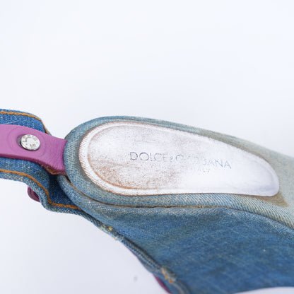 DOLCE & GABBANA WEDGE SANDALS