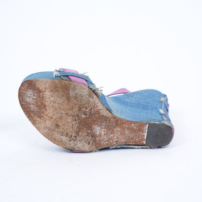 DOLCE & GABBANA WEDGE SANDALS