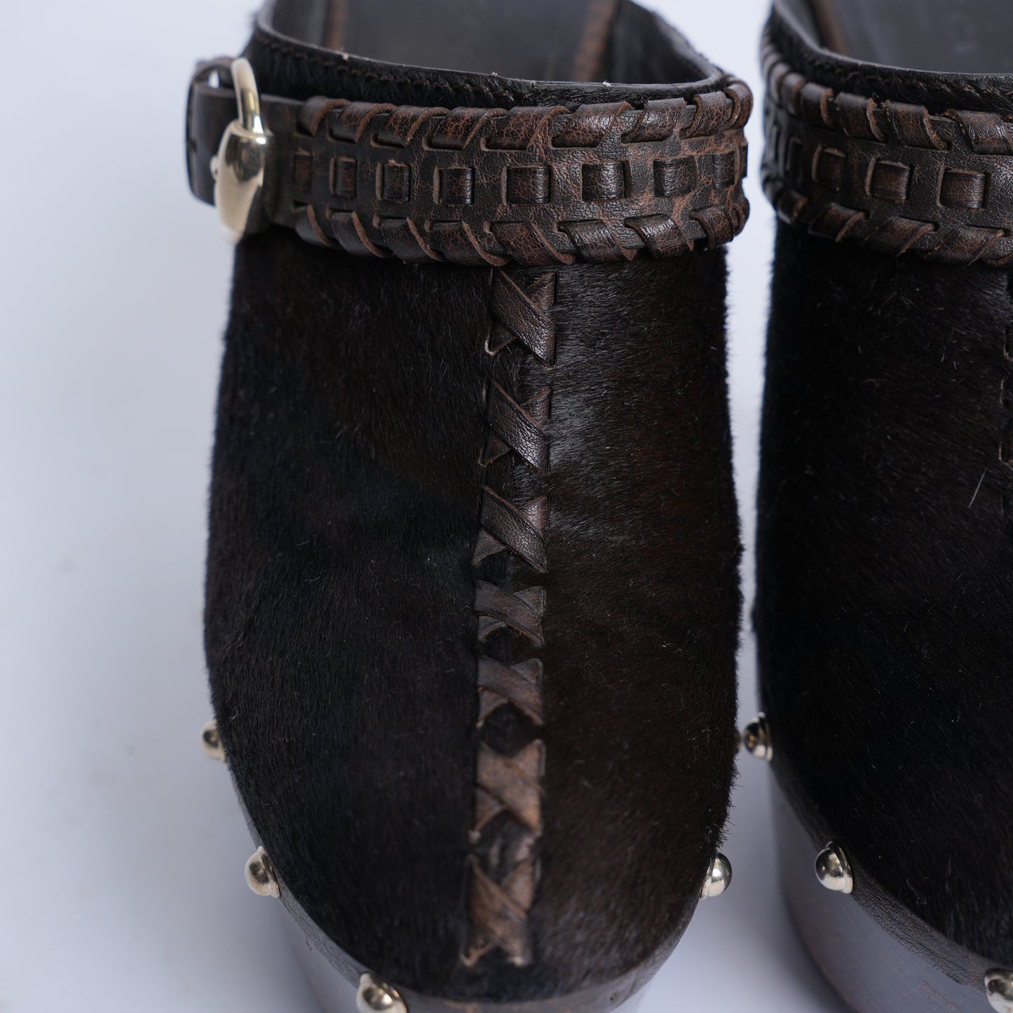 VINTAGE GUCCI PLATFORM CLOGS