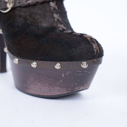 VINTAGE GUCCI PLATFORM CLOGS