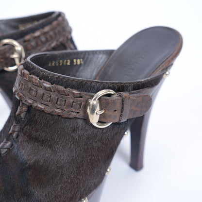 VINTAGE GUCCI PLATFORM CLOGS